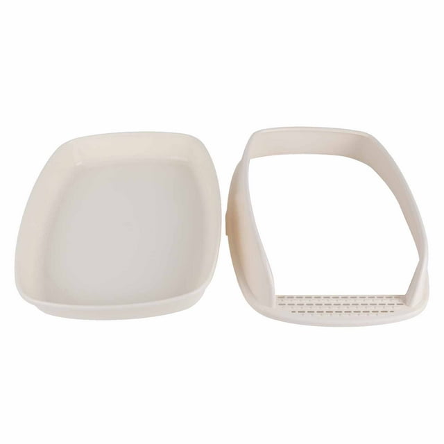Caja de arena para gatos para mascotas, caja de arena para gatos semicerrada, inodoro para gatos, orinal para gatos, innovación moderna