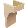 thumbnail image 5 of 8"W x 8"D x 16"H Wide Huntington Rough Cedar Woodgrain TimberThane Corbel, Primed Tan, 5 of 6
