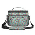 thumbnail image 2 of Pioneer Flower Floral Print Pattern Insulated Lunch Box for Women Men, Medium Leakproof Cooler Bag with Adjustable Strap, 10"x6.7"x8", 2 of 6