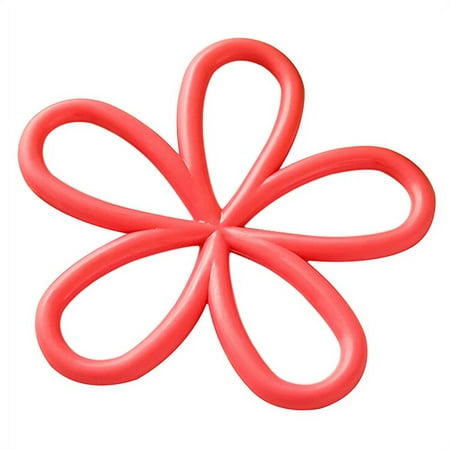 

New Flower Shape PVC Anti-Slip Table Insulation Mat Heat Pad Kitchen Placemats