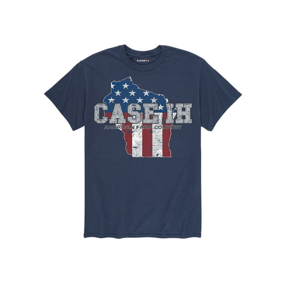 Case IH - Country Patriotic WI - Men's Short Sleeve Graphic T-Shirt