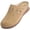 Beige, variant on Women's Closed Toe Clogs Comfortable Slip On Mules Non Slip Casual Summer Walking ,Beige Size 42