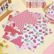 thumbnail image 4 of 24 hojas de papel para álbumes de recortes con temática de frutas, 15 x 15 cm, con fondo estampado de cerezas y fresas, cartulina de felicitación, blocs de papel decorativos para diarios., 4 of 9