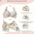 thumbnail image 5 of BIMEI Women Everyday Bra for Mastectomy Silicone Breast Inserts 2424,Beige,38B, 5 of 7