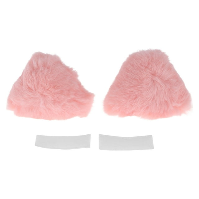 Accesorios para Cascos de Motocicleta Decoración Orejas de Gato para Cascos de Motocicleta Bicicleta Esquí Color Rosa Raíz de Loto Pegatina 2 Juegos