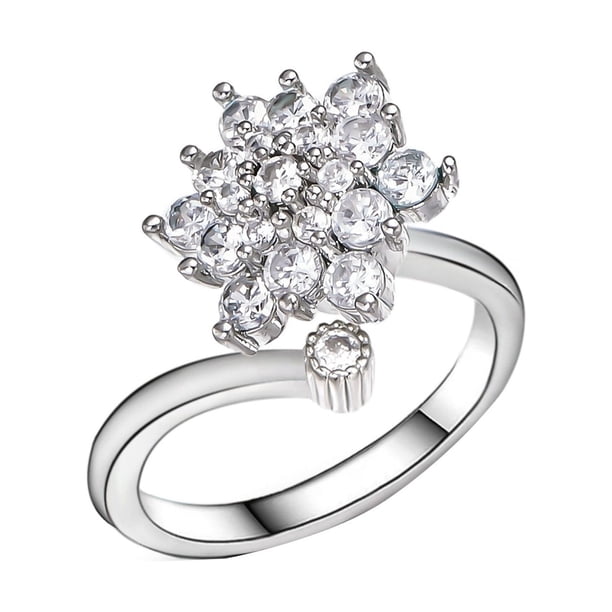 Anillo Giratorio Anillo Clásico Joyería de Moda Anillo Luminoso con Diseño de Sensación
