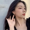 thumbnail image 2 of Gold Color C Shape Clip on Hoop Earrings Women Fashion Statement Ear Cuff Earrings Charm Ear Clip, 2 of 11