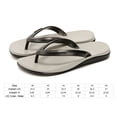 thumbnail image 2 of Fleps Men Sport Thong Flip Sandalias de playa PVC para gris interior/exterior (42), 2 of 9