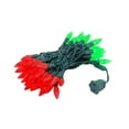 thumbnail image 1 of Novelty Lights 70 Light C6 LED Christmas Mini Light Set, Commercial Grade Outdoor String Lights, Red/Green, Green Wire, 24 Feet, 1 of 7