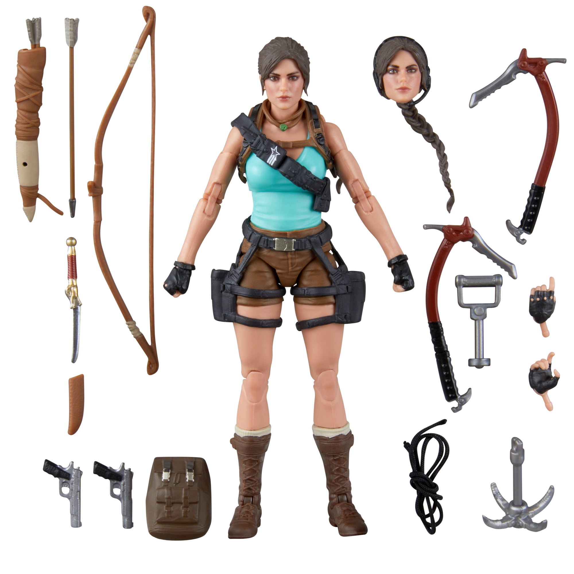 G.I. Joe Classified Series Retro Cardback Collaborative Lara Croft TOMB RAIDER, 6 inch Action Figure