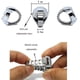 thumbnail image 4 of Unisex Vintage Punk Watch Rings Hip-hop Creative Quartz Watch Ring Jewelry, 4 of 5