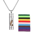 thumbnail image 1 of Perfume Clearance Aromatherapy Oil Diffuser Necklace, Aromatherapy Pendant Necklace, Vintage Open Locket Aroma Perfume Necklace For Men Women, 1 of 4