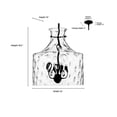 thumbnail image 4 of 22604-MB Millennium Lighting Santorini - 4 Light Pendant-16.5 Inch Tall and 15 Inch Wide-Matte Black Finish, 4 of 6