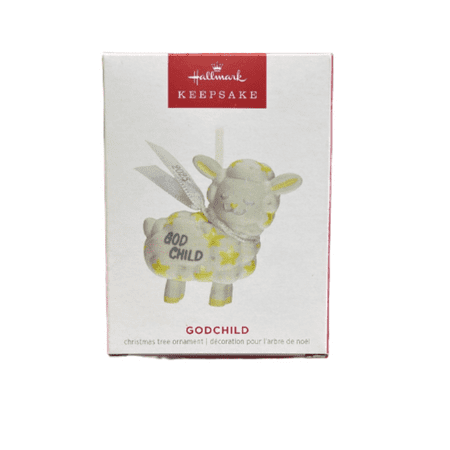 Hallmark 2023 Keepsake Godchild Porcelain Christmas Ornament New with Box