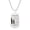 F, variant on TIHLMK Necklace for Women Stainless Steel Tag Necklace Family Friend Gift Unisex,Always Remember You Are Braver Than You Father Mom To Son Daughter-Chain Pendant