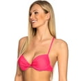 thumbnail image 2 of RELLECIGA Women's Push Up Bikini Top Twist Front Underwire Bathing Suit, 2 of 8