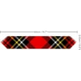 thumbnail image 3 of Coolnut 13"x90" Table Cloth Runner, Red Black Tartan Plaid Table Runners for Kitchen Dinner Table Party Holidays, 3 of 3