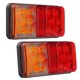 thumbnail image 1 of 2pcs 12v 10led Waterproof Truck Trailer Truck Tail Light Car Turn Signal Brake Rear Stop Lamp Boat, 1 of 5