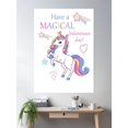 thumbnail image 2 of Unicorn Magical Valentines. Poster Wall Art, Modern Wall Decor For Living Room Bedroom, 8x12 UNFRAMED, 2 of 3