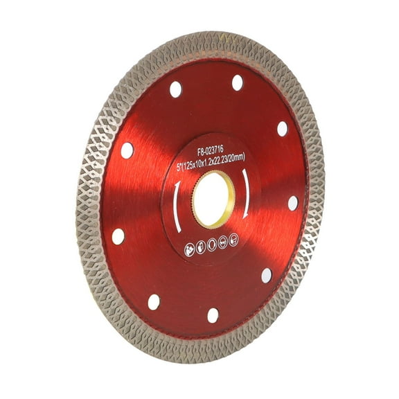 5" Super Thin Dry Wet Diamond Porcelain Saw Blades Ceramic Cutting Disc Wheels