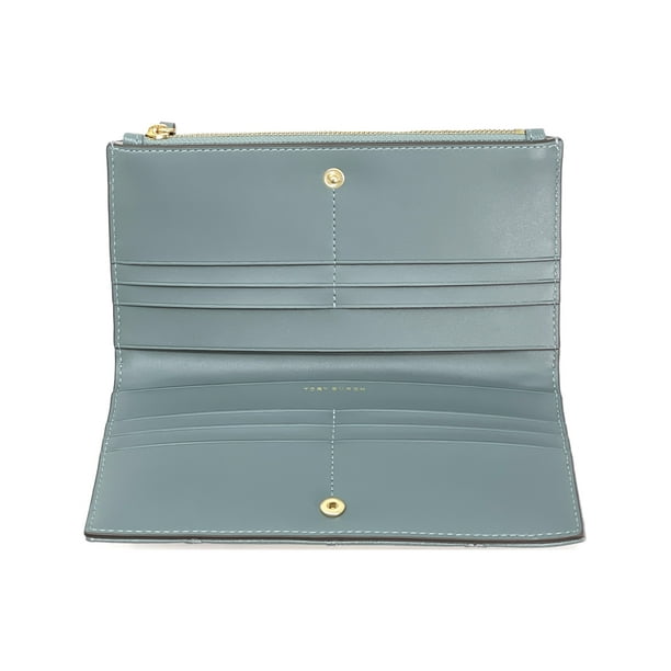 Tory Burch Women's Willa Slim Envelope Glazed Quilted Leather