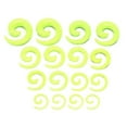 thumbnail image 1 of 16pcs/set Spiral Taper Flesh Tunnel Ear Stretcher Expander Stretching Plug Snail, 1 of 1