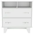 thumbnail image 4 of CoSoTower 2-Drawer 2-Shelf Dresser White, 4 of 7