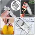 thumbnail image 1 of Houderco Pelador De Patatas Y De Acero Inoxidable Con Doble Para Cocina, 1 of 8