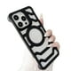 thumbnail image 1 of Funda de fibra de carbono de marco abierto para iPhone. Flujo de aire mejorado y disipación de calor magnética. Funda ligera y protectora con cubierta para cámara., 1 of 7