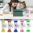 thumbnail image 2 of Hyasfey Hourglass Sand Timer Kids Toothbrush Timer 2 Minutes Efficient Time Management Hourglass with Suction Cup for Home, 2 of 7