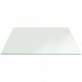 thumbnail image 1 of 36 x 72 Inch Rectangle Glass Table Top 1/4 Inch Thick Clear Tempered Glass With Flat Edge Polished Eased Corners, 1 of 8