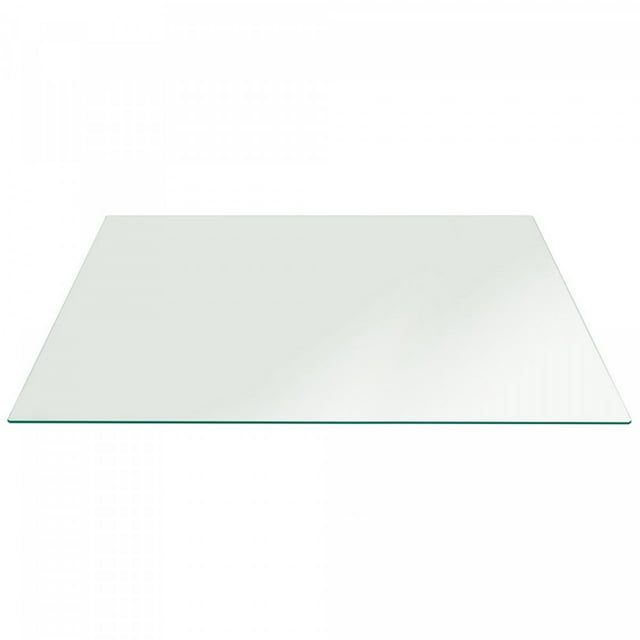 36 x 72 Inch Rectangle Glass Table Top 1/4 Inch Thick Clear Tempered Glass With Flat Edge Polished Eased Corners