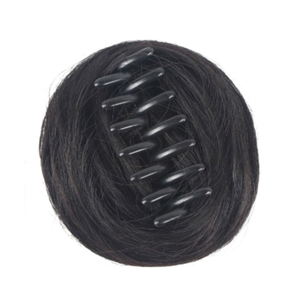 Half Fancy Bun Clip-on Wig Hairpin Ball Clip hair Bun Girls For Women .Prof  F6D4 