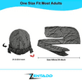 thumbnail image 2 of Distressed Durag Head Wrap for Mens wave cap-Zentadd, 2 of 5