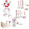 thumbnail image 4 of Robot de Commande à Distance Jouets Robots de Danse de Marche Programmable Intelligent Intelligent Geste Détection Apprentissage pour 7-14 Enfants Bleu, 4 of 4