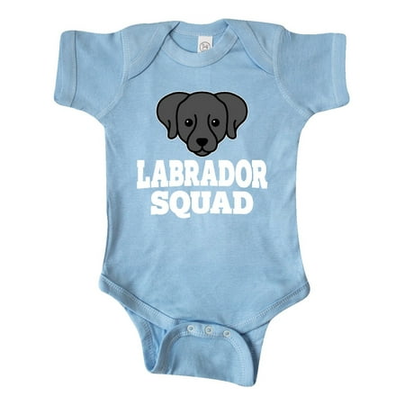 

Inktastic Dog Black Labrador Squad Gift Baby Boy or Baby Girl Bodysuit