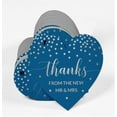 thumbnail image 3 of Inkdotpot Pack Of 100 Thanks From The New Wedding Favor Paper Tags Craft Real Silver Foil Hang Tags, 3 of 6