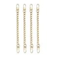 thumbnail image 2 of 4Pieces Metal Flat Chain &amp; Purse Strap Extender / Chain Strap Gold, 2 of 7