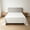 White, variant on Flat Sheet Mattress Protector - Water Resistant Leak Proof Bed Sheet Cover - 63x90.5in - Polyester Breathable Easy Clean - For Dorm Beds, Pet Owners, Home Use - 1 Piece