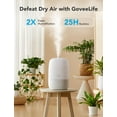 thumbnail image 3 of GoveeLife Smart 3L Humidifiers for Bedroom, Top Fill Cool Mist with Essential Oil Diffuser, Humidity Control, WiFi Air H, 3 of 8