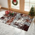 thumbnail image 4 of 2x3 Entryway Rug Bathroom Rugs for Front Door Bedroom Kitchen, Washable Vintage Print Carpet, Floor Mat with Non Slip Backing, 4 of 8