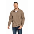 thumbnail image 7 of Pinspark Men's Quarter Zip Pullover Sweatshirts Mock Neck Casual Long Sleeve Fall Winter Warm Fleece Cotton Sweatshirt, 7 of 7