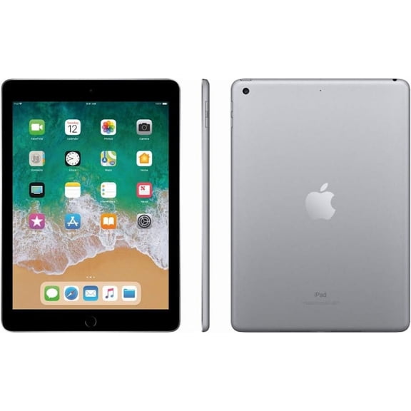 Restored Apple iPad 6th Gen A1893 (WiFi) 32GB Space Gray (Refurbished)