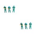 thumbnail image 1 of mmirethe Authentic 1 64 Figures Model Resin Accessories for Creative Play Landscape Style A 2Set, 1 of 6
