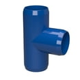 thumbnail image 7 of FORMUFIT PVC Fitting, Standard Tee , Furniture Grade, 1/2" Size, Blue, 10-Pack (F012TEE-BL-10), 7 of 7