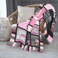 thumbnail image 4 of LHSHID 75th Birthday Gifts for Women Blanket 75th Birthday Decorations for Women Best Gifts for 75 Year Old Woman Happy 75th Birthday Ideas for Mom Grandparents Throw Blanket 50"x60", 4 of 7