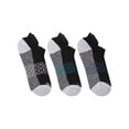 thumbnail image 3 of Hanes Mens Absolute Comfort Cushioned Heel Shield Socks, 3 Pairs, 3 of 9