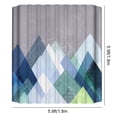 thumbnail image 2 of Waterproof Shower Curtains 3D Digital Printing Shower Curtain with Marble Patten High-density Ultra-soft Fabric Curtain for Bathroom 5.9x5.9 Ft, 2 of 7