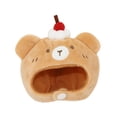 thumbnail image 2 of Gorro para muñecas de 10 cm cm, de peluche decorativo, elegante y encantador, mini gorro para juguetes de peluche, capucha de oso, 2 of 9
