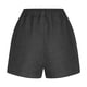 thumbnail image 5 of TaTaai Women's High Waist Fitness Shorts Denim-Like Fabric Solid Color Stretch Leggings with Two Side Pockets for Gym and Daily Activities Gift, 5 of 9